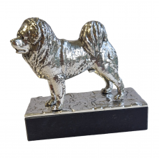 Tibetan mastiff on marble base