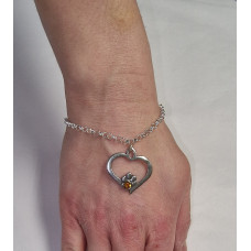 Armband met oker gele Swarovski