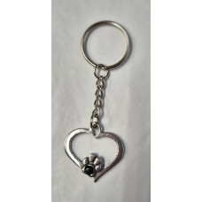 Sleutelhanger met zwarte Swarovski